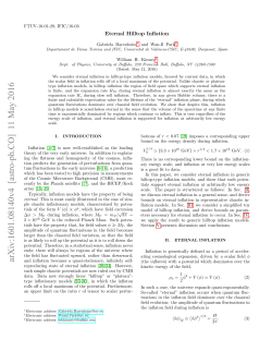 Eternal Hilltop Inflation