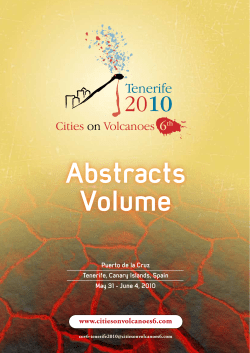 Abstracts Volume - Earth