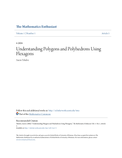 Understanding Polygons and Polyhedrons Using Flexagons