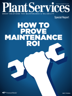 how to prove maintenance roi