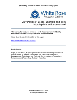 - White Rose Research Online