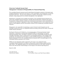 Annual Financial Statements