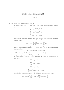 Math 16B: Homework 2