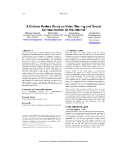 Proceedings Template