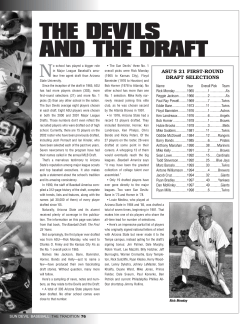 the devils and the draft