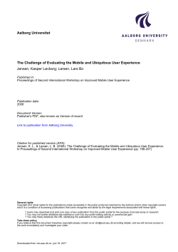 Aalborg University - VBN