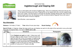 Ingleborough and Gaping Gill