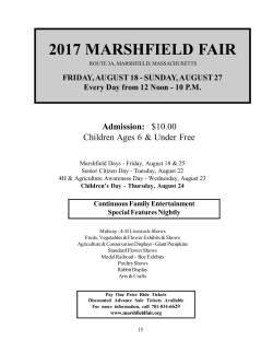Photography - Marshfield Fair