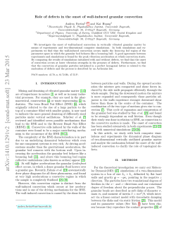 Role of defects in the onset of wall