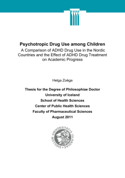 Psychotropic Drug Use among Children