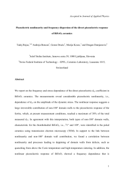 1 Accepted in Journal of Applied Physics