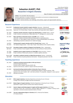 Sebastien ALAZET, PhD