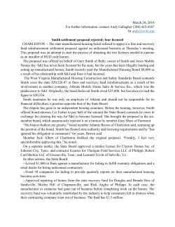 Smith settlement proposal rejected