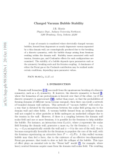 Charged Vacuum Bubble Stability