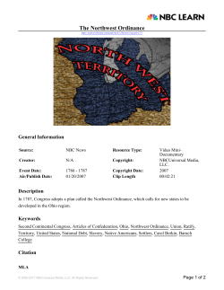 The Northwest Ordinance