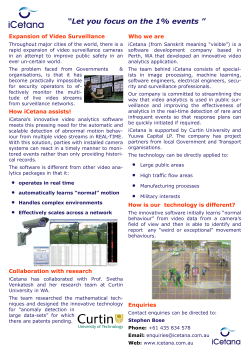 Let you focus on the 1% events