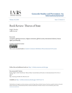 Book Review: Thieves of State