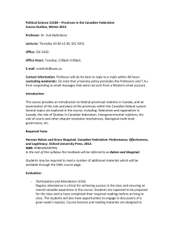 2133B - Western University Political Science