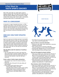 HeadsUpConcussion For Coaches