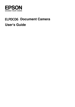 EPSON ELPDC06 - User`s Guide