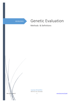 Genetic Evaluation