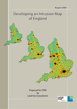 Developing an Intrusion Map of England