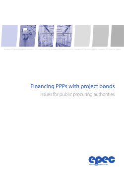 Financing PPPs with project bonds
