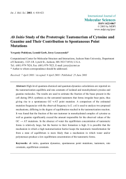 Ab Initio Study of the Prototropic Tautomerism of Cytosine and