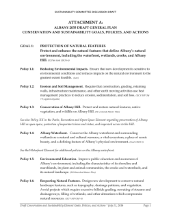 attachment a - City of Albany, CA