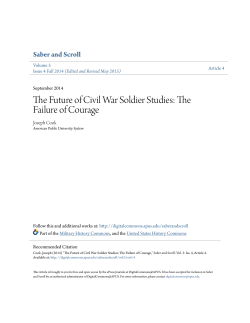 The Future of Civil War Soldier Studies