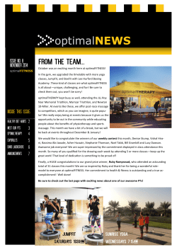 optimalNEWS - Optimal Fitness