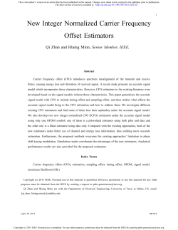 New Integer Normalized Carrier Frequency Offset Estimators