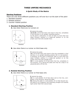 three umpire mechanics