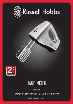 hand mixer - Russell Hobbs