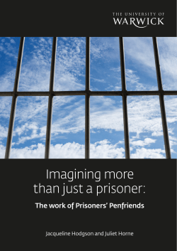 Imagining more than just a prisoner