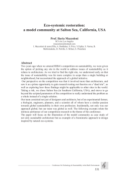 a model community at Salton Sea, California, USA