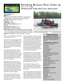 Hartsburg Missouri River Clean-up