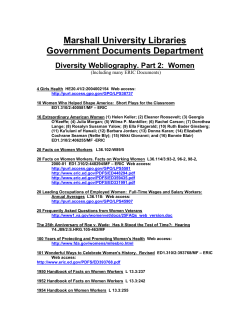 Diversity Webliography For Women