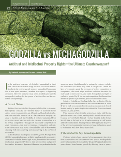 Godzilla vs. Mechagodzilla: Antitrust and