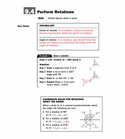 Perform Rotations