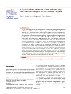 A Quantitative Assessment of the Sedimentology and