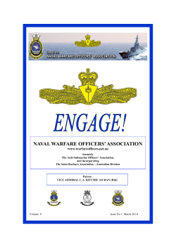 March 2014 - Naval Warfare Officers`s Association