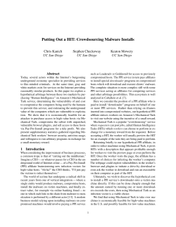 Putting Out a HIT: Crowdsourcing Malware Installs