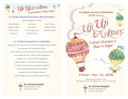 Thank you to our - St. Charles Hospital