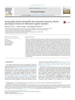 Disentangling stimulus plausibility and contextual congruency_