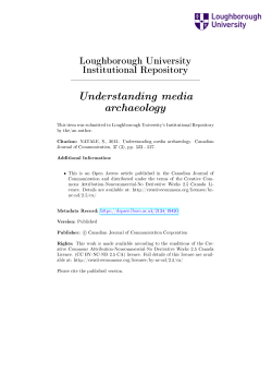 Understanding media archaeology