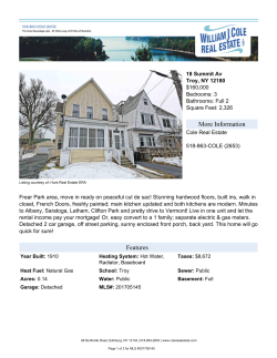 Brochure - Cole Real Estate