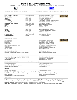 Full resume? - David H. Lawrence XVII