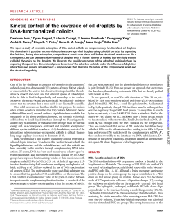 Kinetic control of the coverage of oil droplets by DNA
