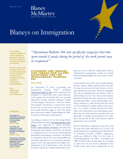 Blaneys on Immigration Law